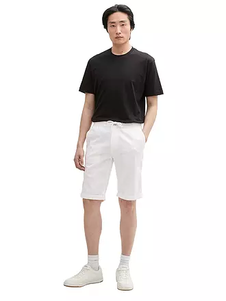 TOM TAILOR | Pantalones cortos | weiss